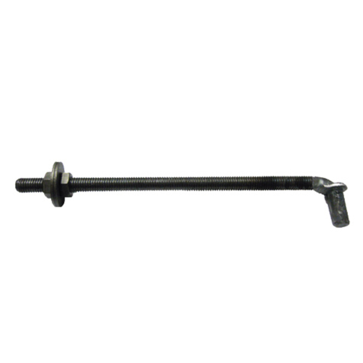 3/4" x 18" Heavy Duty J Bolt Lag Hinge Pin Fastener Bare w/ Washer & Nuts