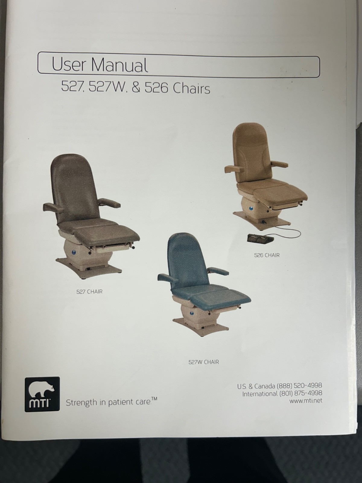Exam Chair MTI model number 526