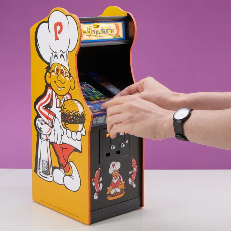 Burger Time Collector's Edition Mini Arcade 1/4 Scale Replica Machine