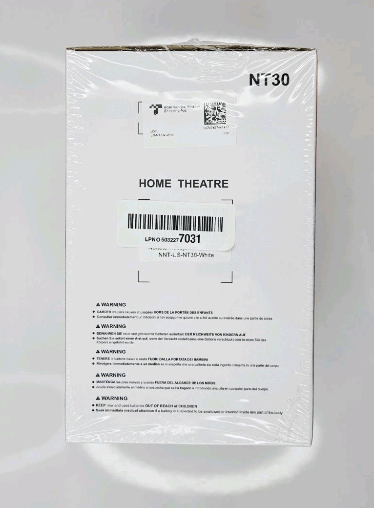 Nonete Ultra High Definition High Dynamic Range Projector Model NT30