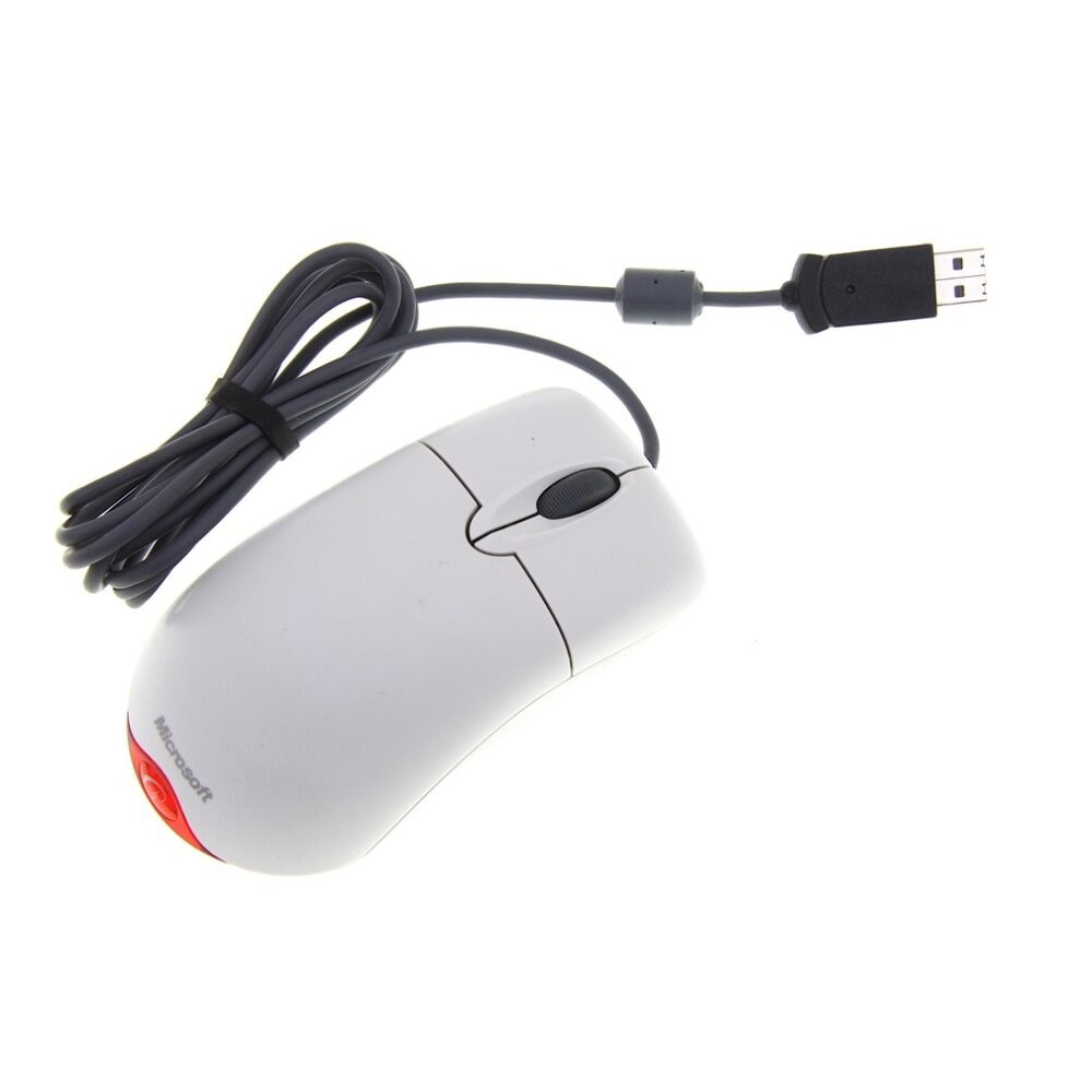 Microsoft Wheel Mouse Optical White / Good Condition