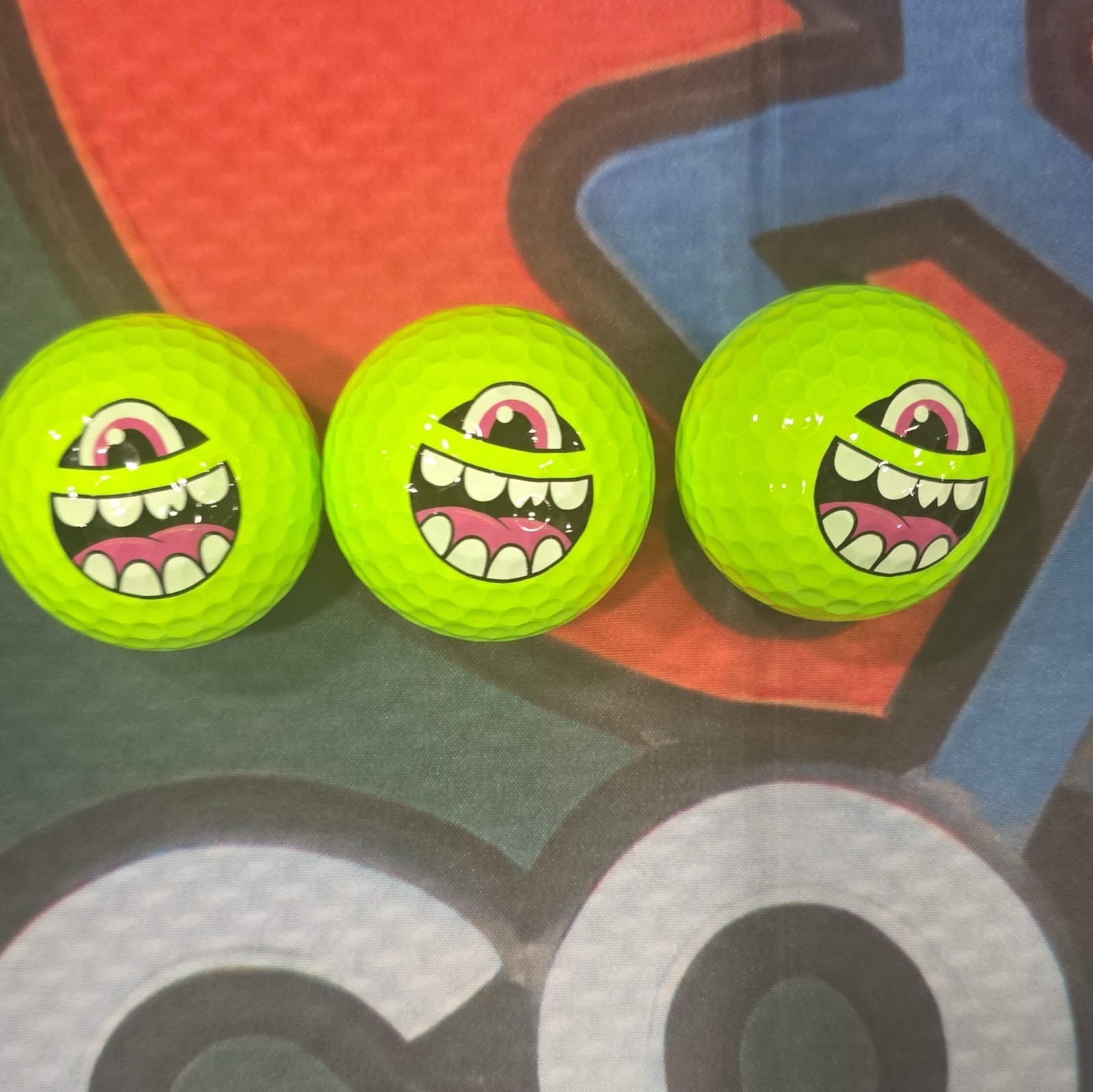 Vice Golf x Greg Mike Green Monster Tour Preferred Golf Balls Green 3 Pack