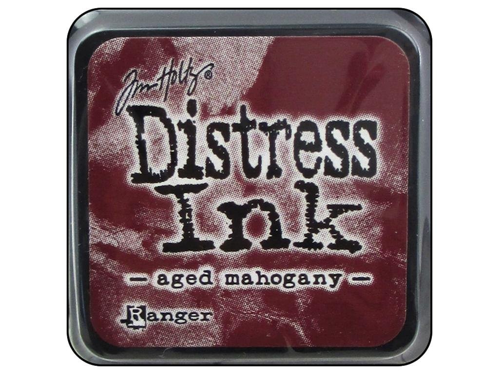 Ranger Tim Holtz Distress Ink Pads, Mini, Aged Mahogany,Ink & Pads