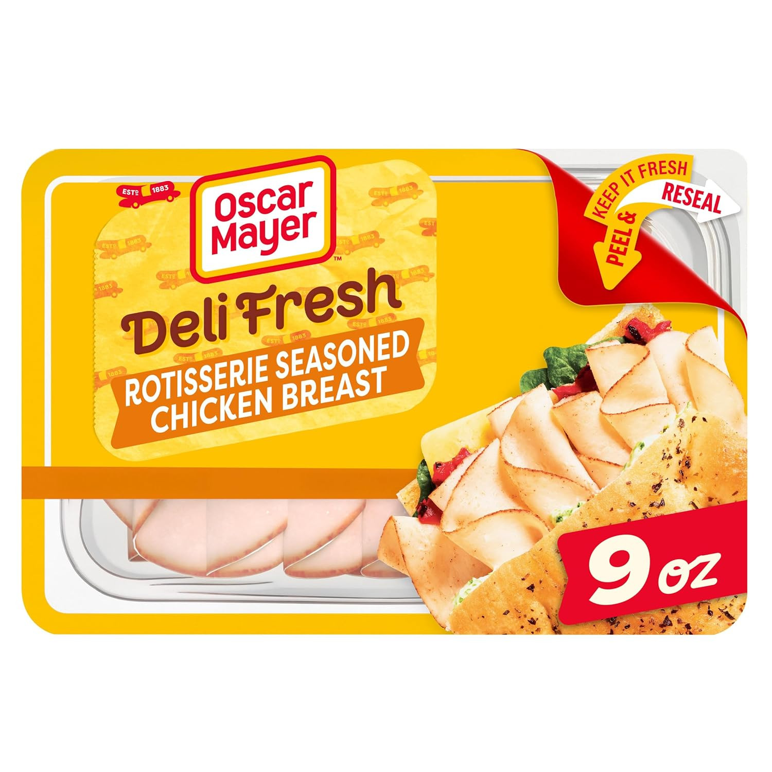 Oscar Mayer Deli Fresh Rotisserie Seasoned Chicken Breast, 9 Oz Pack