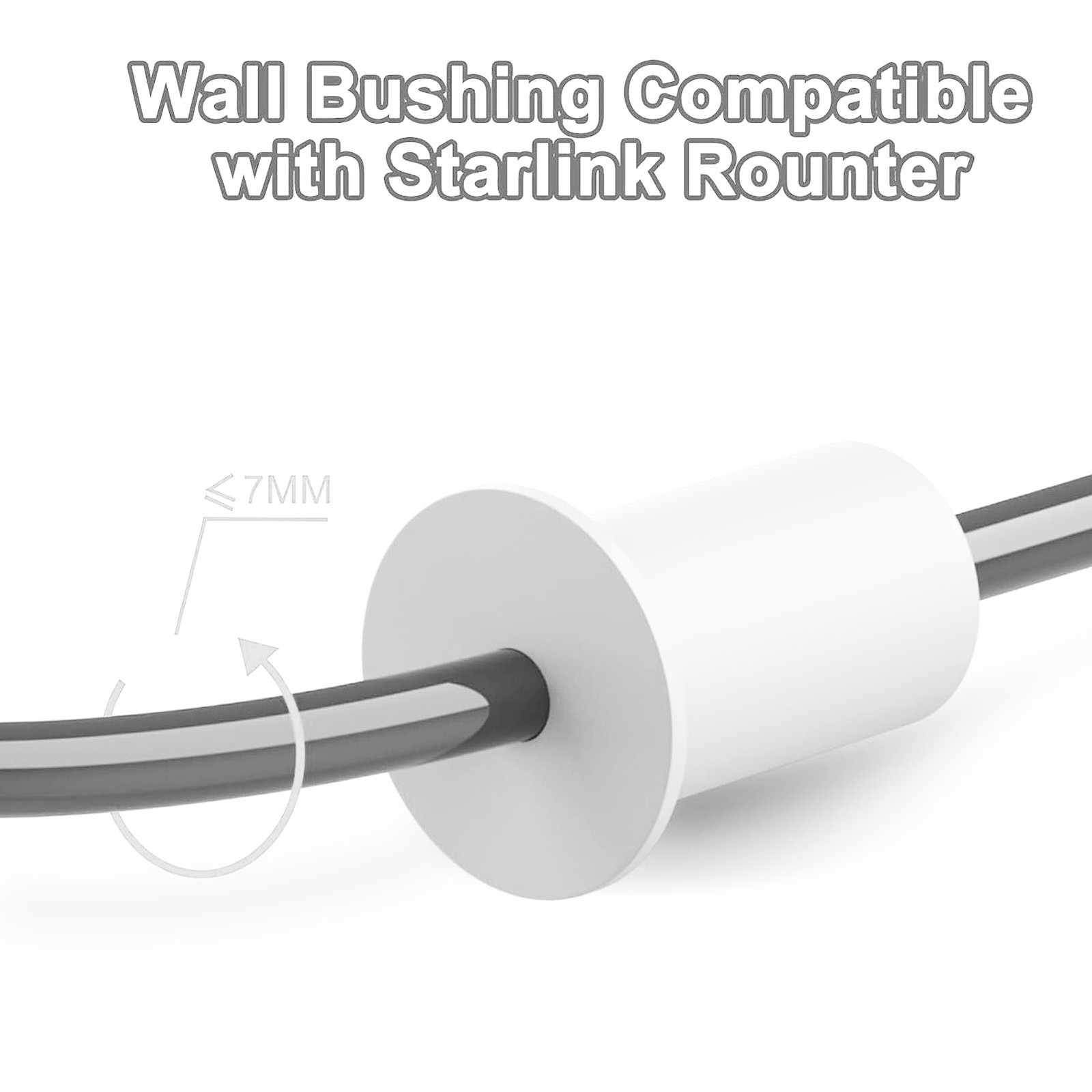 4PCS Ethernet Cable Grommet Durable Easy Setup For Wall Cleanliness Excellent