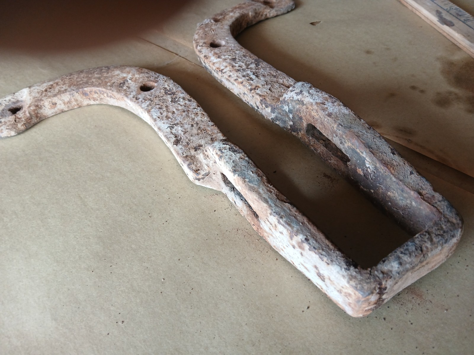 Blacksmith Post vice bracket part base plate clamp Leg Vise Heavy