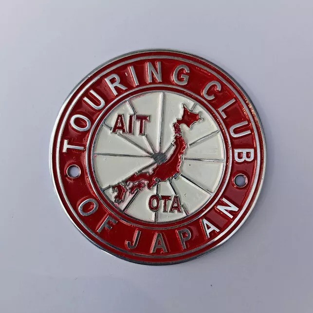 VINTAGE japan touring Club car Badge Emblem Bikers classic honda yamaha