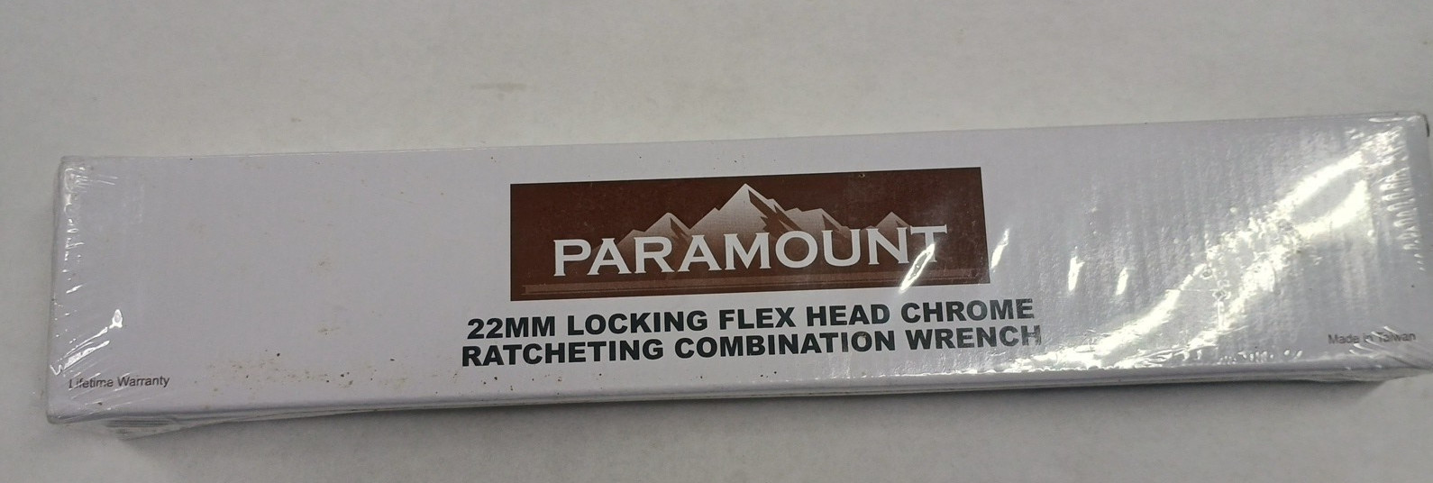 Paramount 22 mm LOCKING FLEX HEAD Ratcheting Combination Wrench Chrome