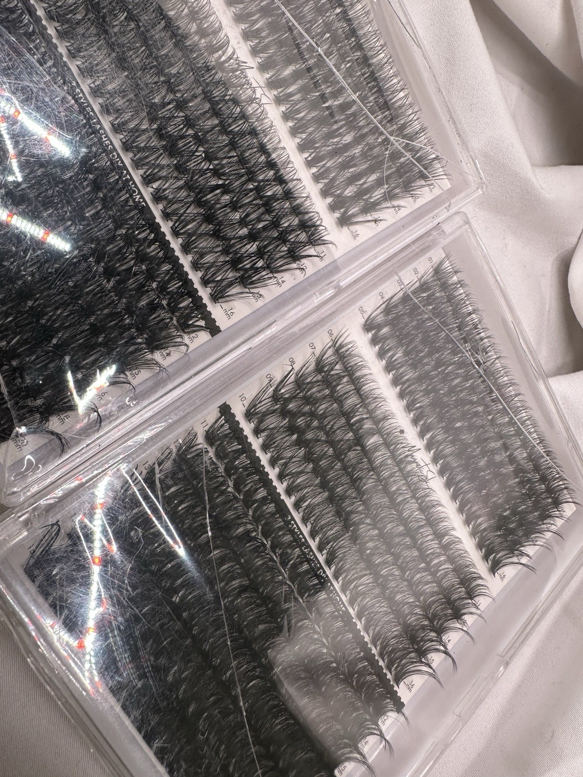2 - Lash Clusters DIY Extensions Individual Lashes Clusters 40D 50D 100D 0.07D