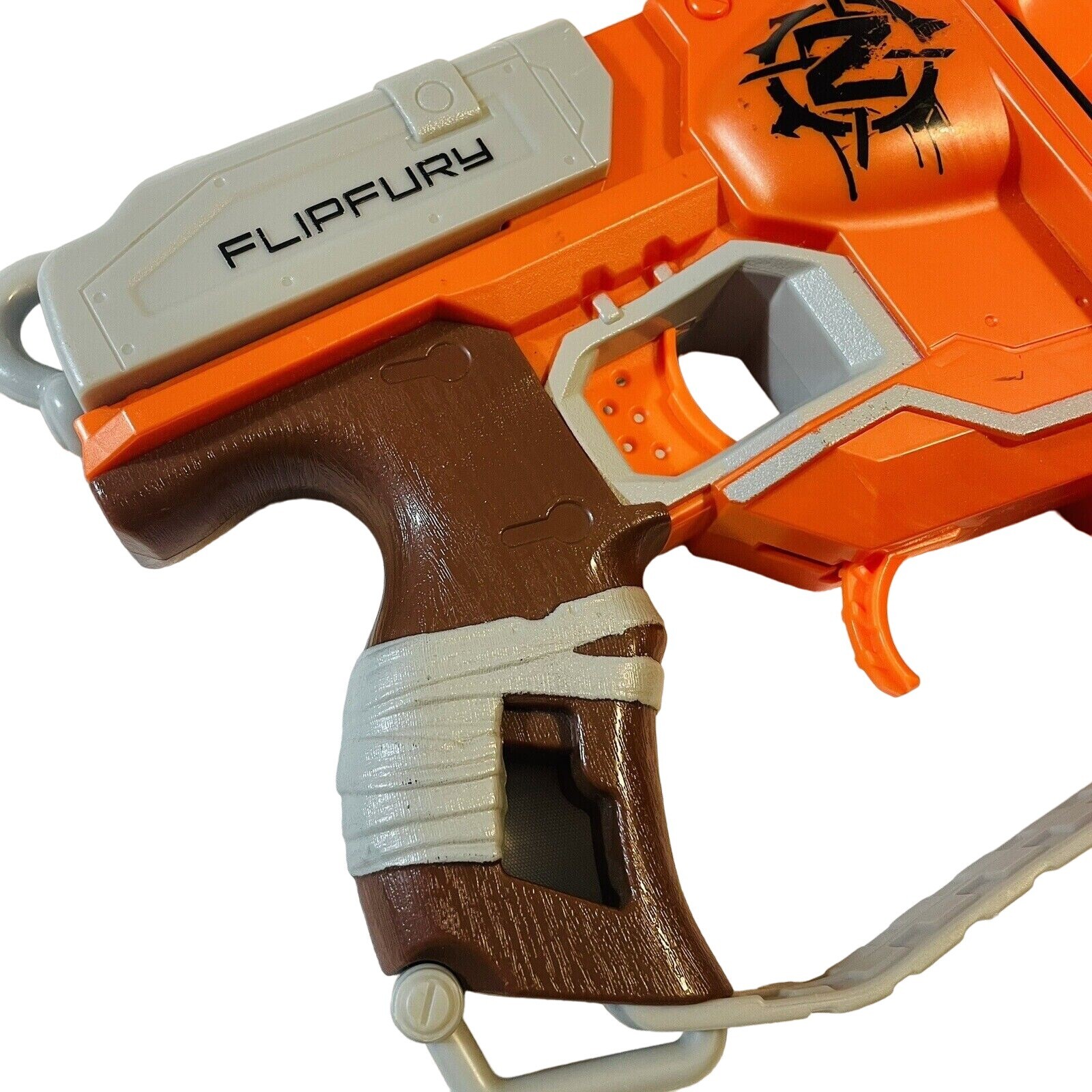 Nerf Elite Flipflurry Nerf Zombie Strike Hasbro 12 round Slam Blaster