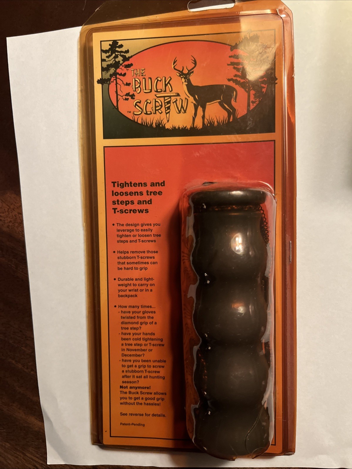 The Buck Screw For Tightening & Loosening Tree Steps & T-Screws