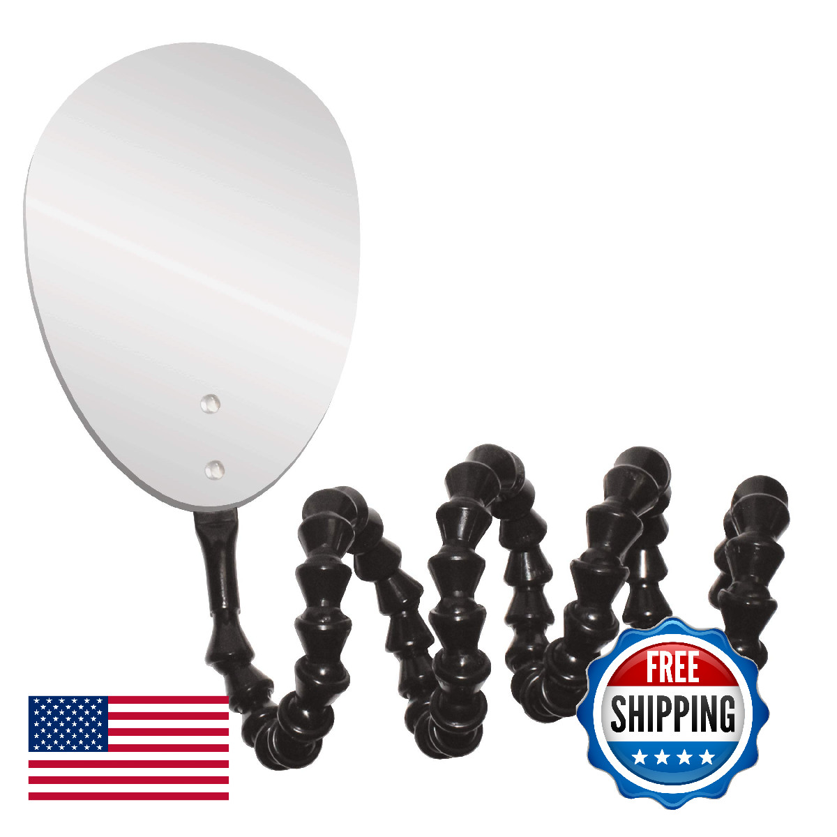 Rehab Advantage Hands-Free Magnified Self-Cathing Mirror for Limited Mobility