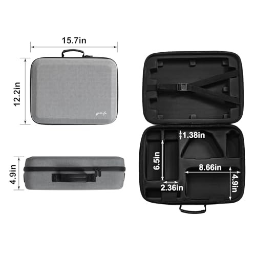 Starlink Mini Case, Hard Travel Includes 1-meter DC5521 to Type-C cable