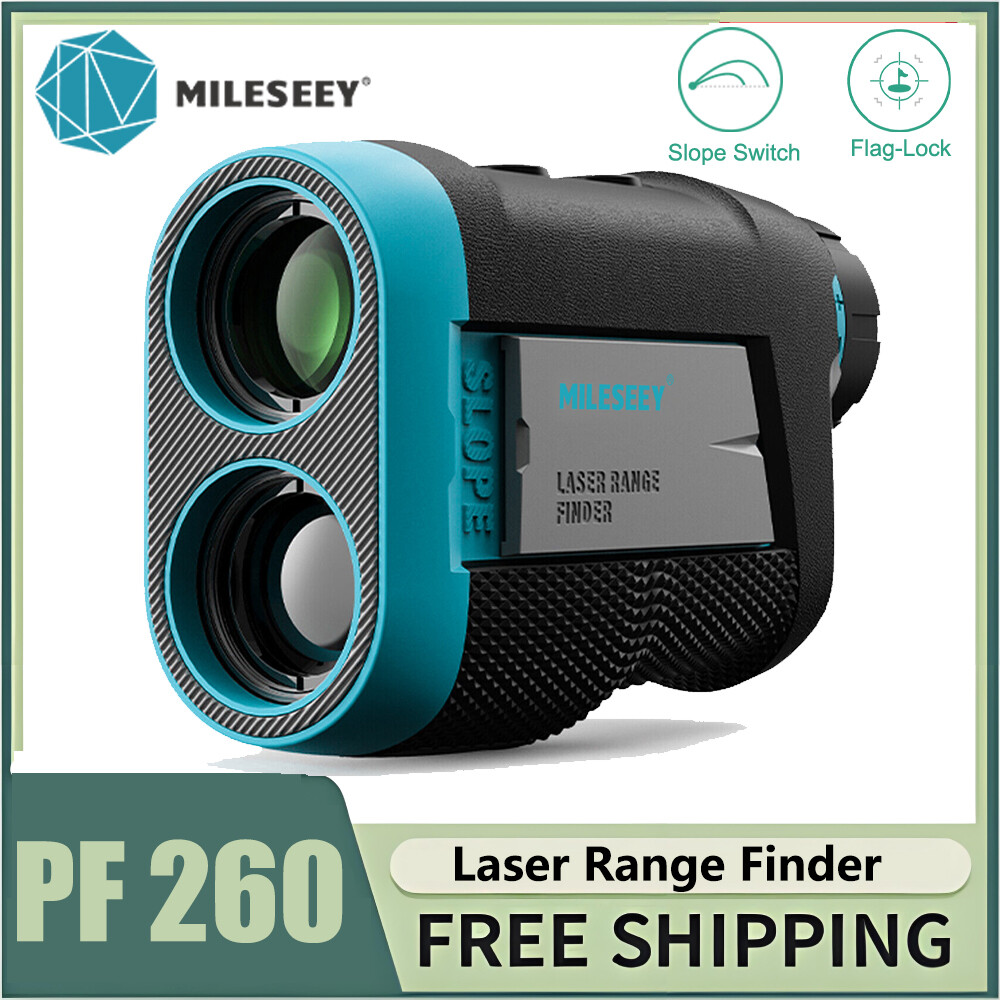 Mileseey Golf Rangefinder With Slope Magnet Flag Locking Vibration Rechargeable