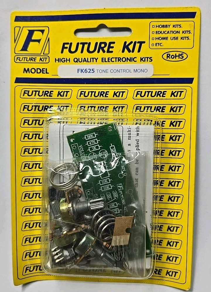 Mono Tone Control BASE / VOLUME / TREBLE 6-15VDC Unassembled Kit FK625