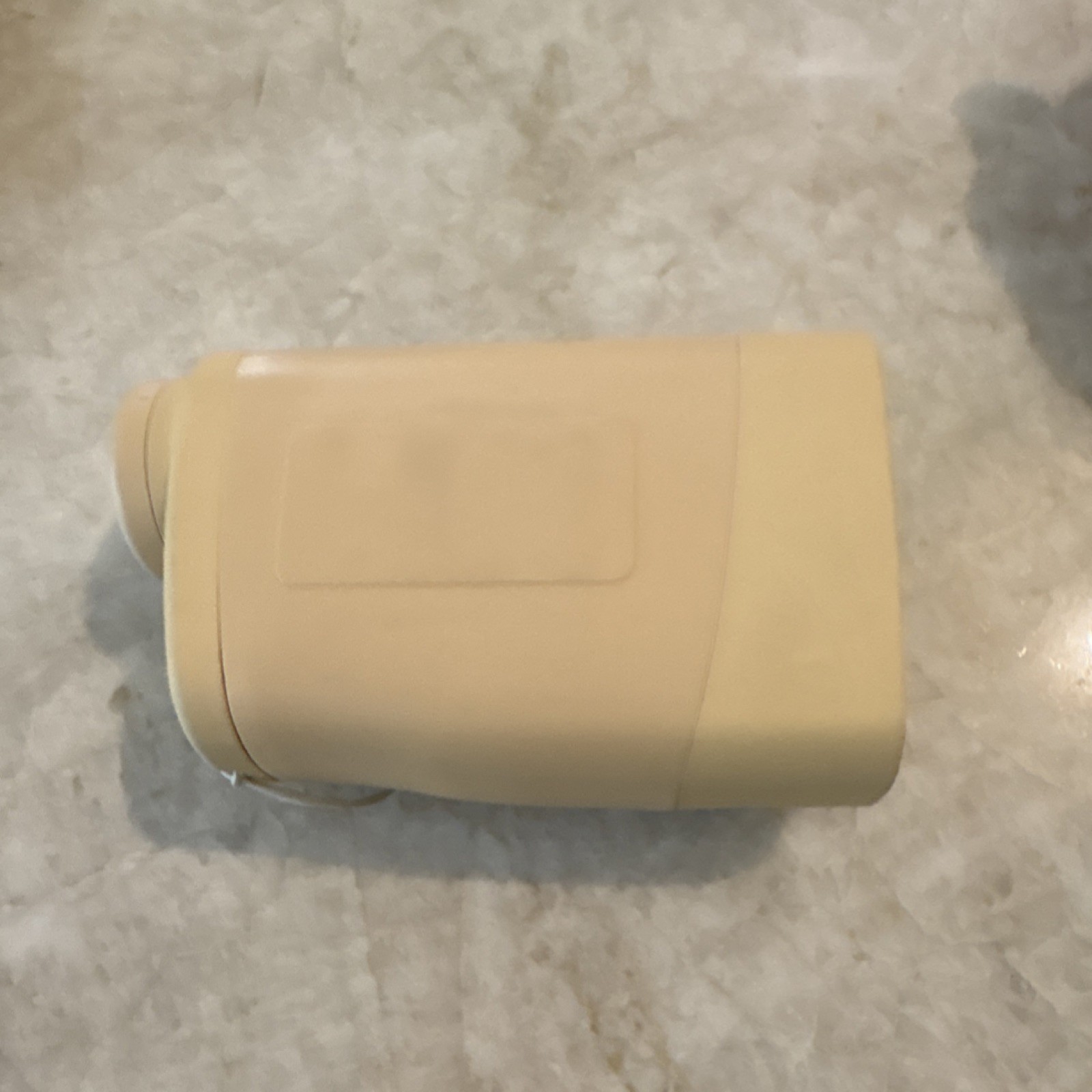 Pinned Golf Rangefinder Beige Red Display Model Plastic with Case Set for Golf