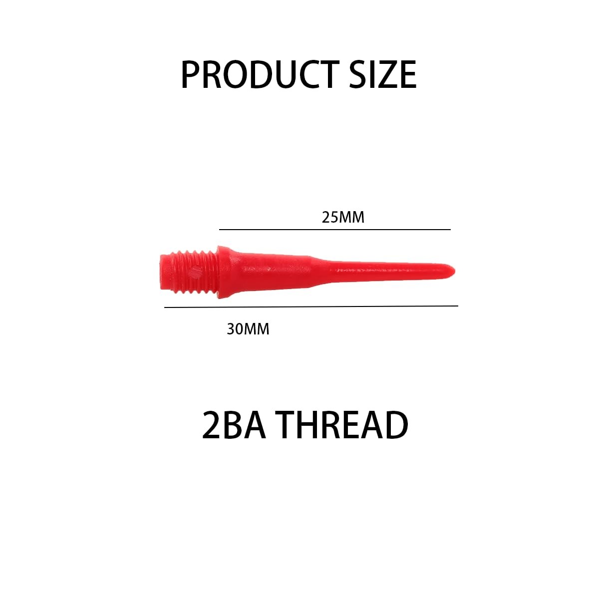 Thread Soft Tip of Dart 80 Pcs Multicolor Tip 8 Colors Dart Point Replacement