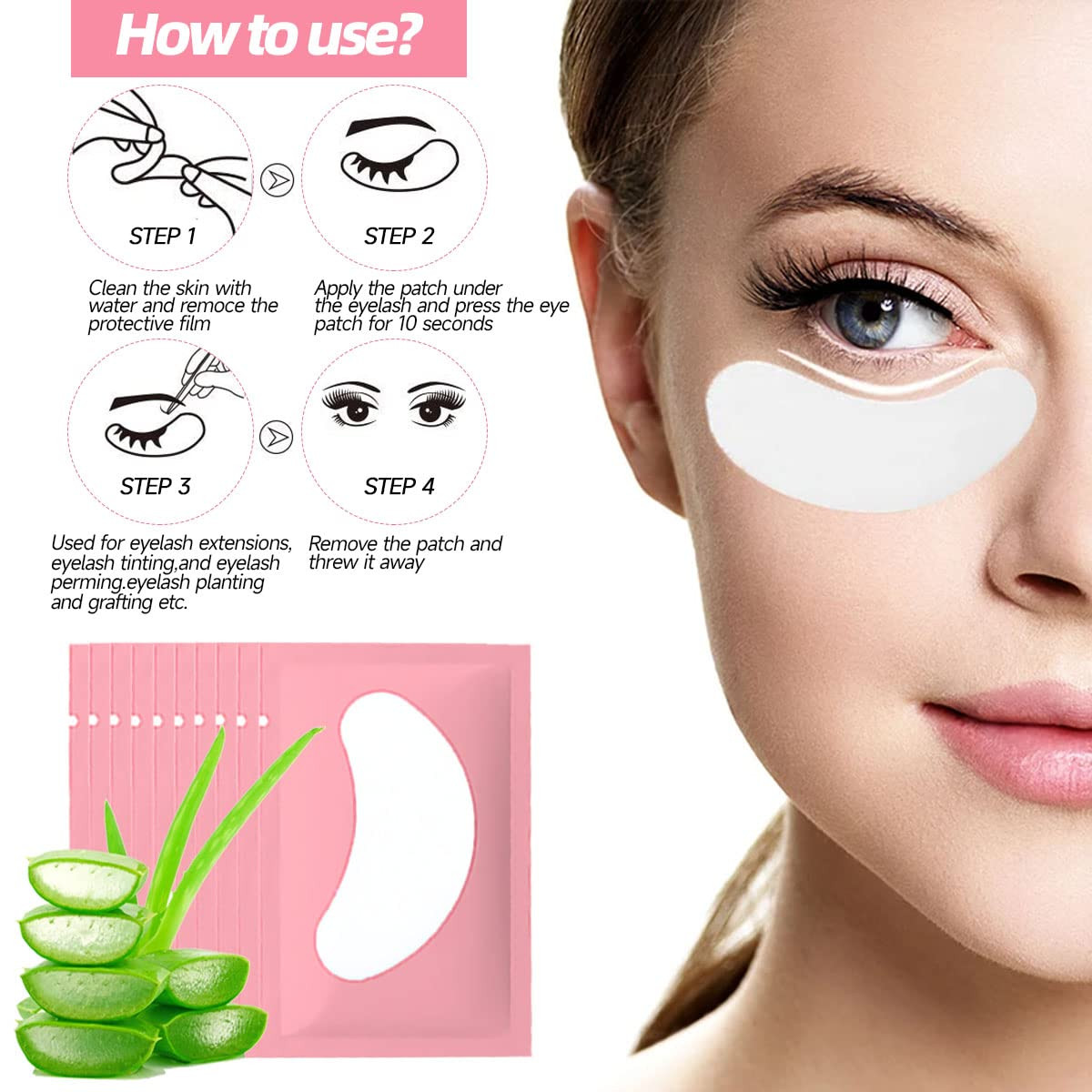 Lash Extension Kit Professional Eyelash Extensions Supplies Training for Begi...