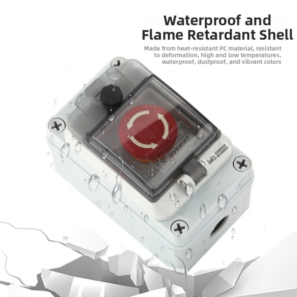 Self Resetting Outdoor Control Box Button Switch Waterproof Start Stop Box