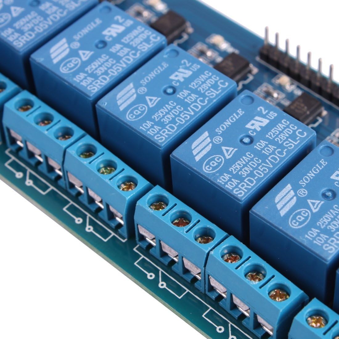 DC 5V 8-Channel Relay Module for Arduino & Raspberry Pi | Efficient Automation