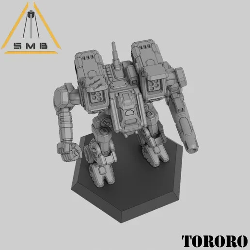 Battletech Compatible Tororo 6A 3d Print Proxy By SirMortimerBombito