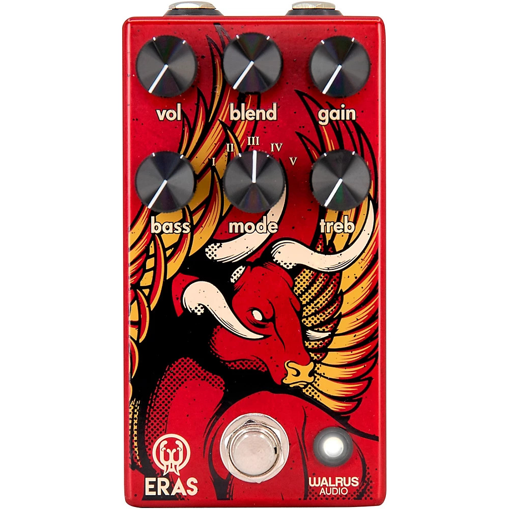 Walrus Audio Eras Five State Distortion Effects Pedal Red