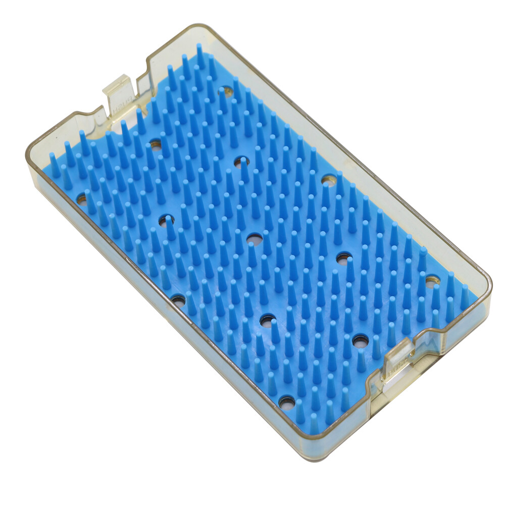 Double layer surgical box surgical tray sterilization case box with mat PPSU