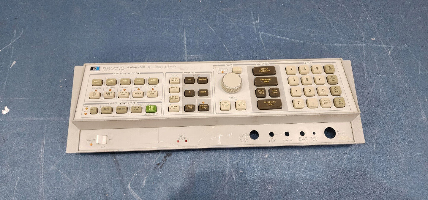 HP/Agilent 8566A Spectrum Analyzer Front Panel Unit #5