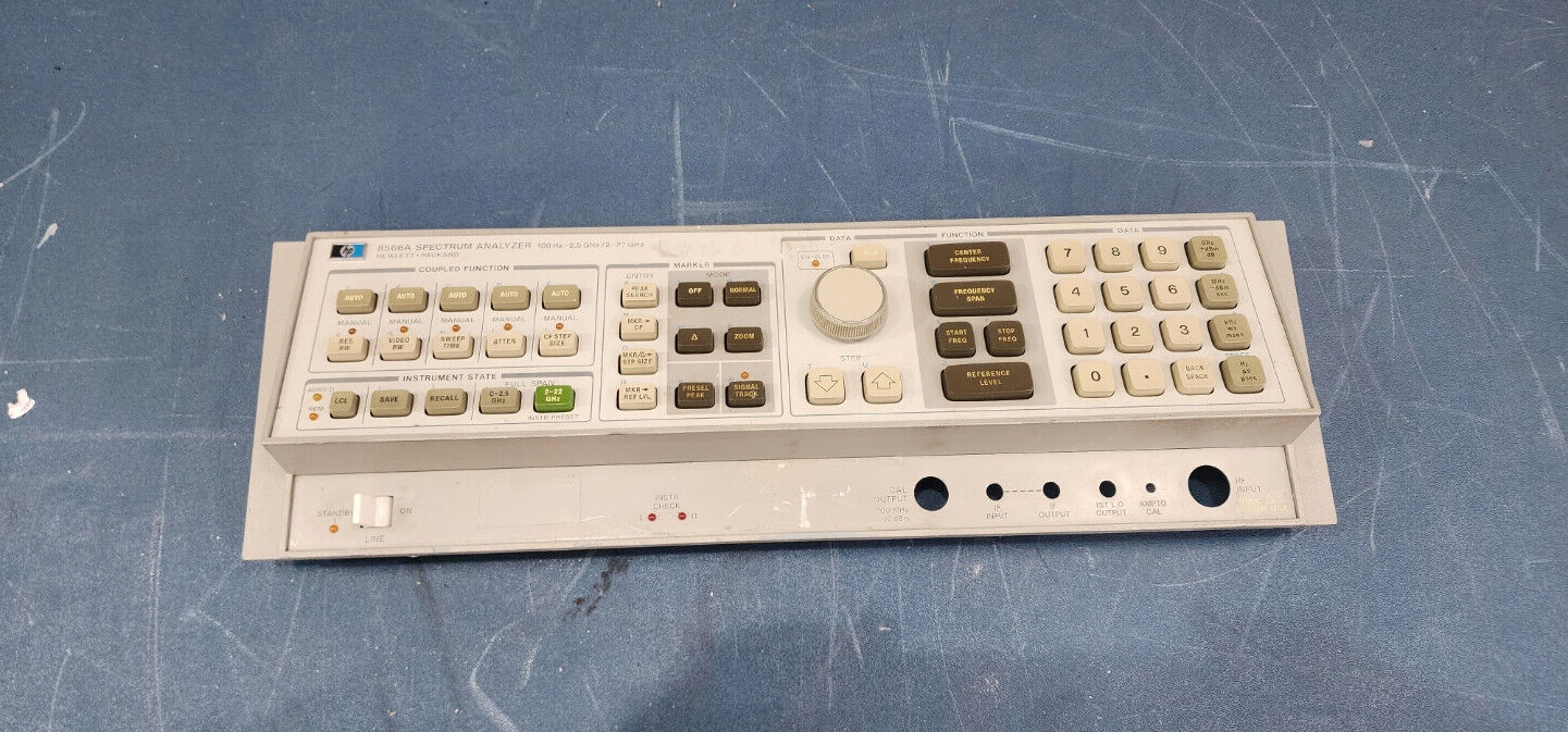 HP/Agilent 8566A Spectrum Analyzer Front Panel Unit #5
