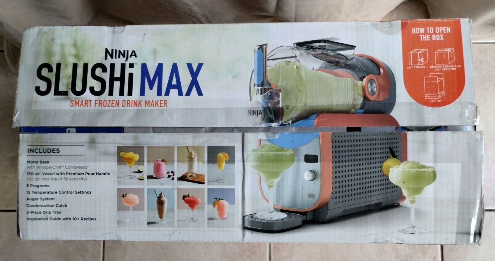 Ninja SLUSHi MAX Smart Frozen Drink Maker, 150 oz Capacity, 5 Programs