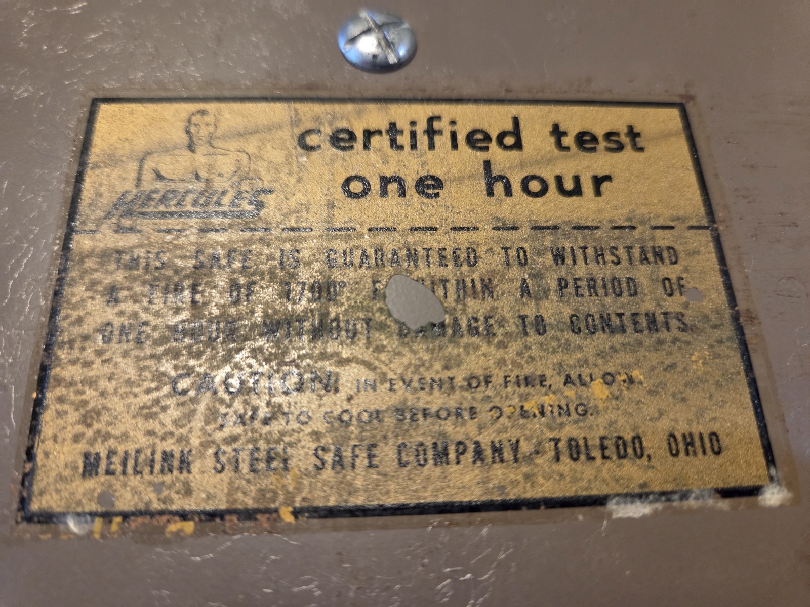 Hercules Meilink safe