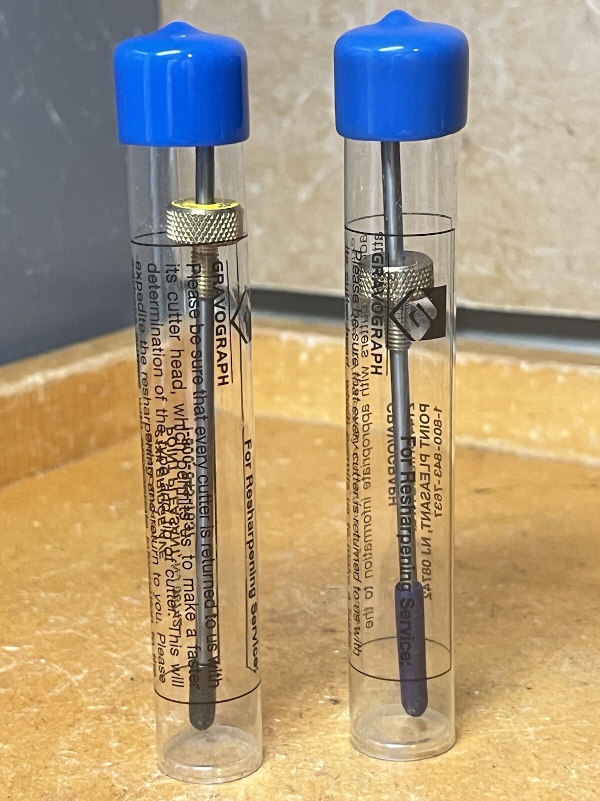 GRAVOGRAPH CUTTERS FOR RESHARPING ~
