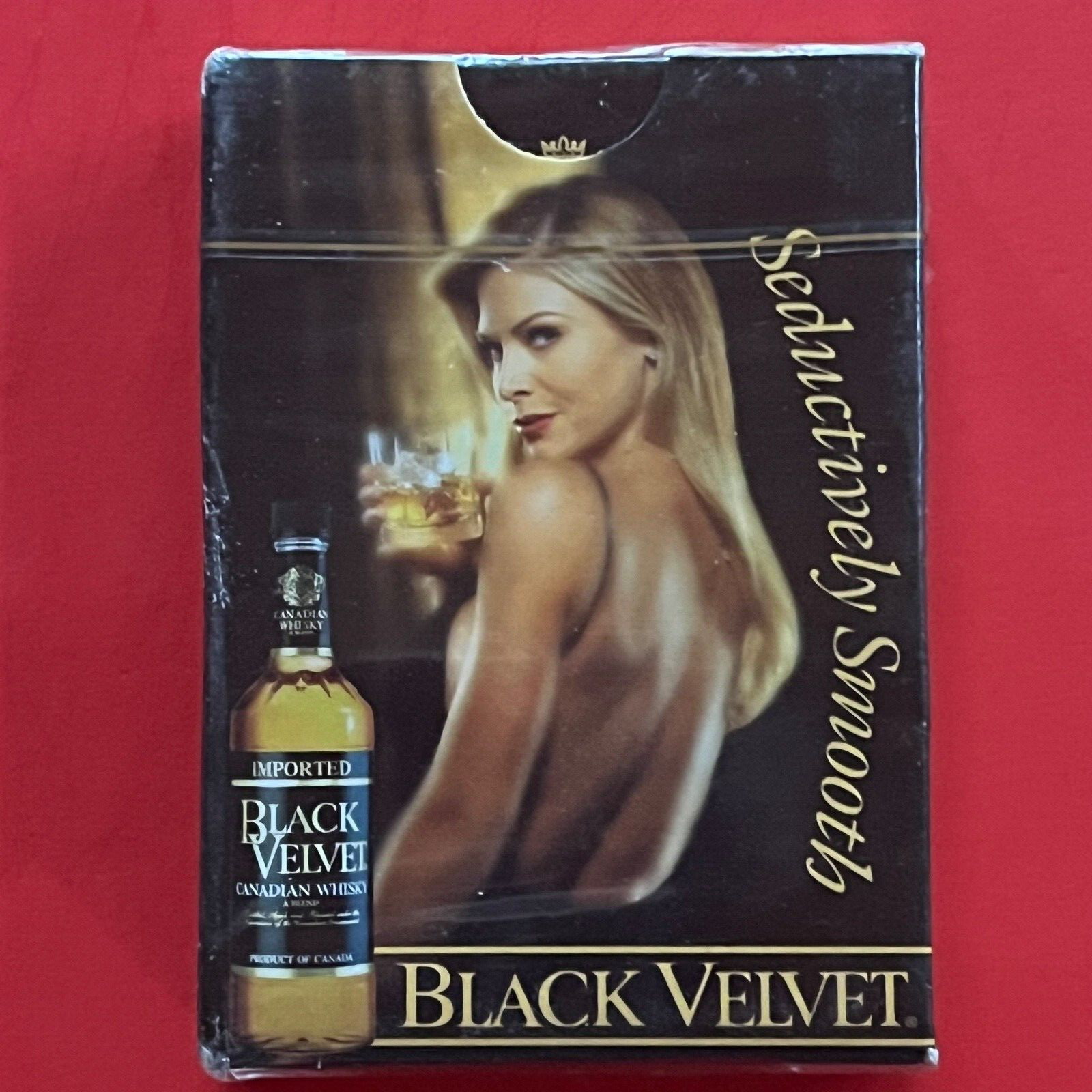 deck BLACK VELVET playing cards - SEDUCTIVELY SMOOTH - GLAMOR GIRL - sealed NEW