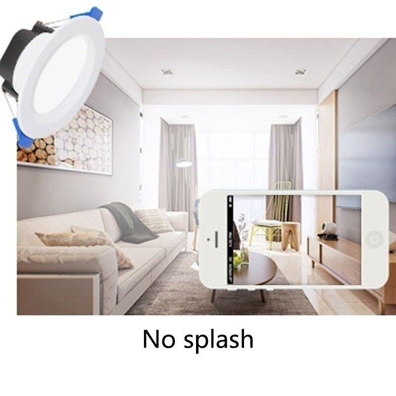 4/8/16PCS 7W 3Color Dimmable LED Downlight Recessed Ceiling Panel Light 85-265V