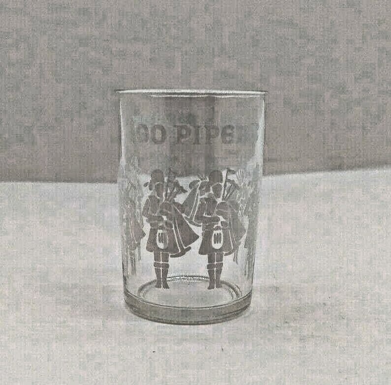 100 Pipers Clear Shot Glass