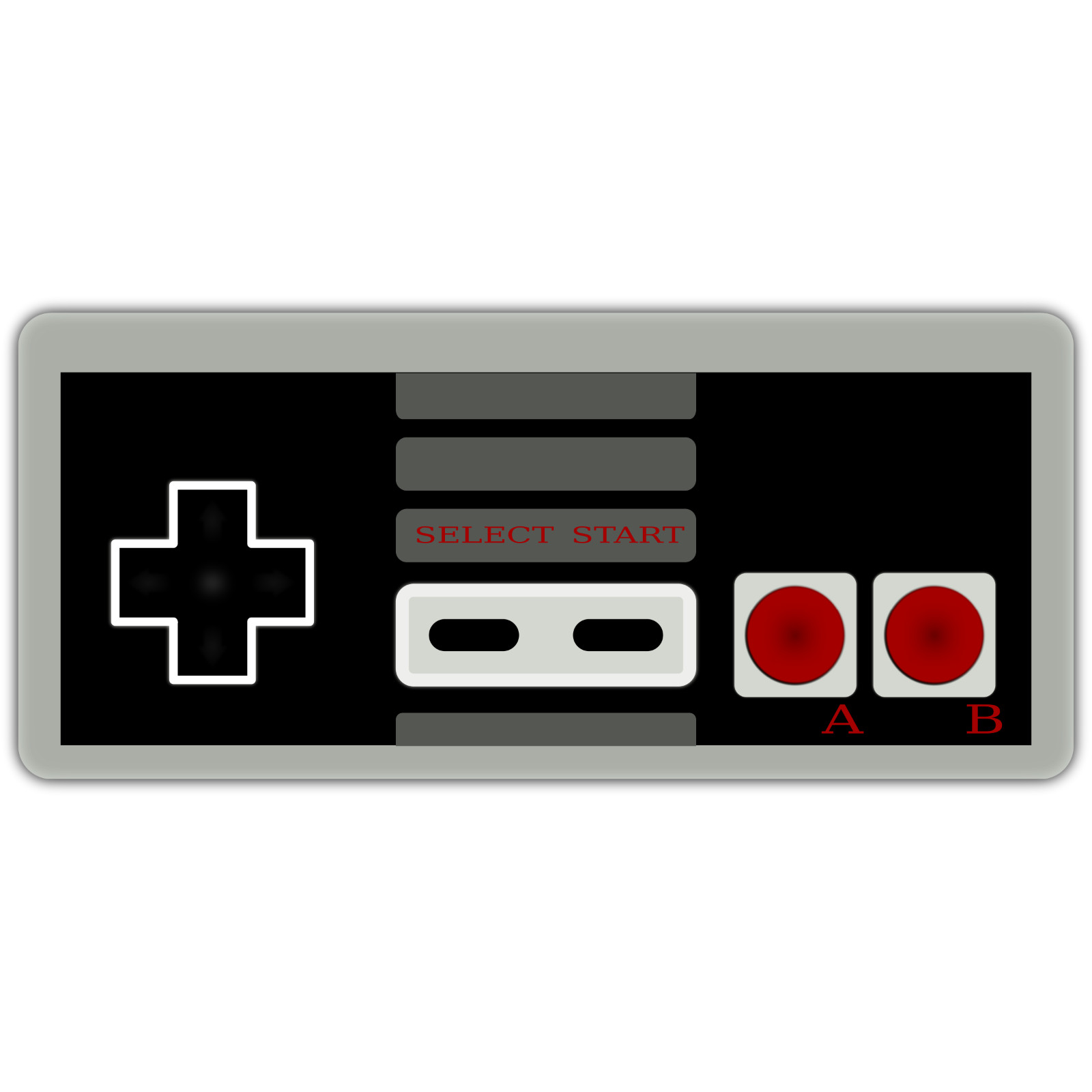 Nintendo controller sticker nes retro classic skate cell laptop bumper vinyl