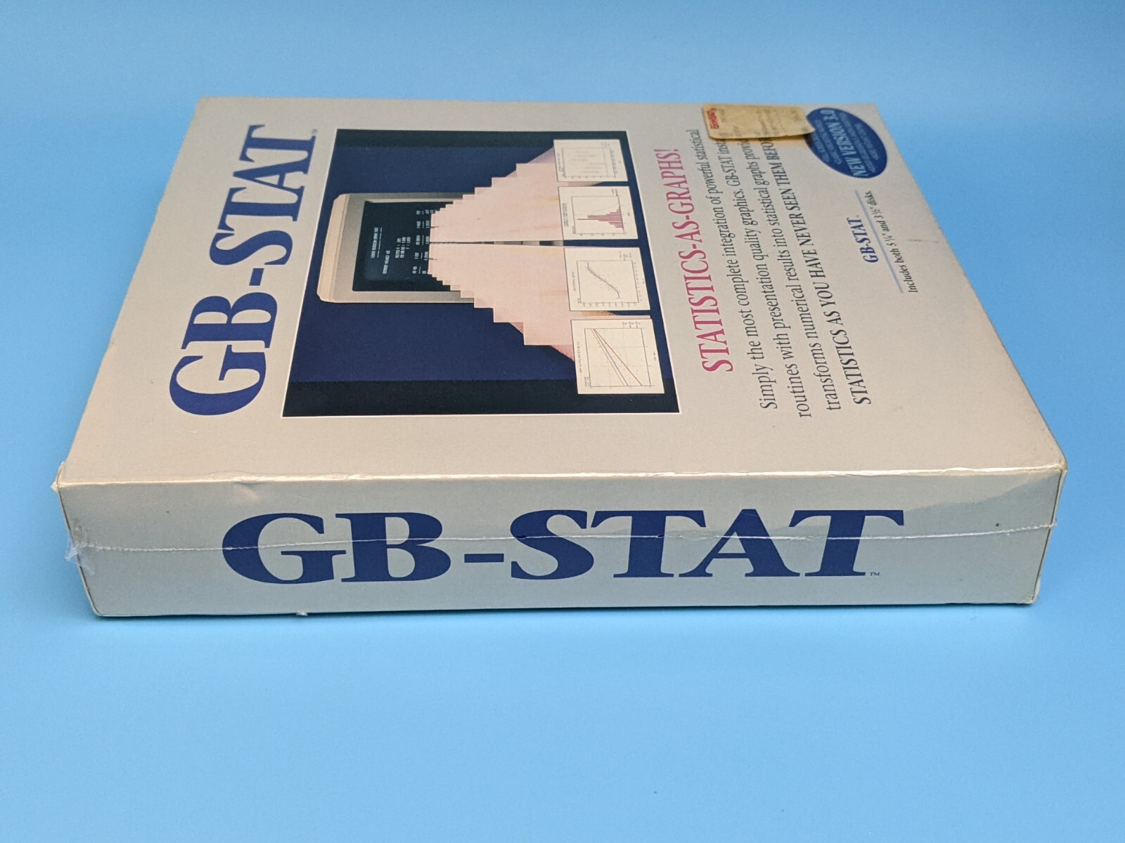 GB-STAT V3.0 Statistics As Graphs Dynamic Microsystems: Software / VTG 1990 DOS