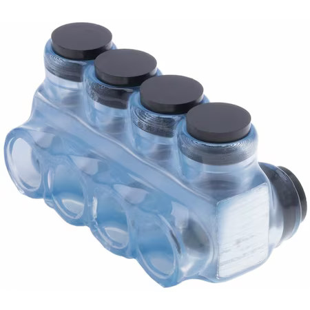 Polaris Ipld2-4Cb Wire Connector, 4 Port, Clear, Plastisol Insulation