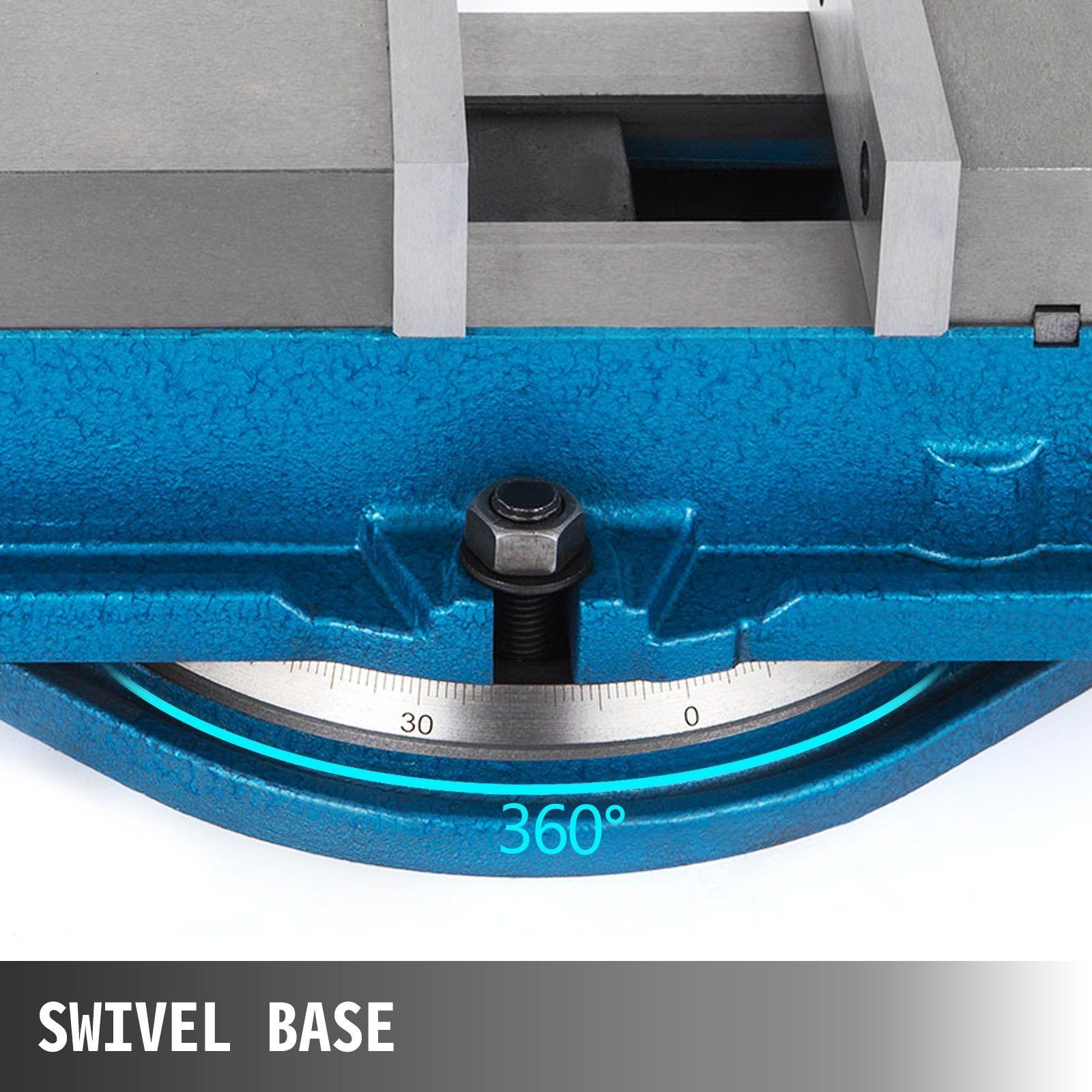 Versatile 80mm Milling Chuck 360° Adjustable Stand