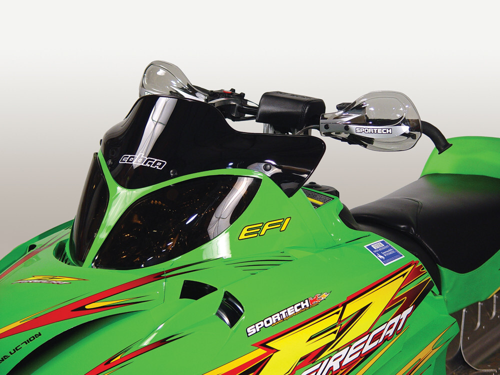 Powermadd Windshield 7in. Solid Black 12410