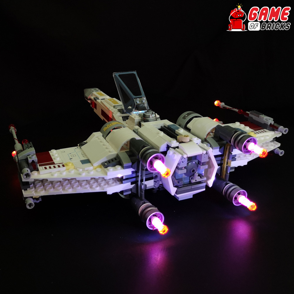 LED Light Kit for X-Wing Starfighter - Compatible with LEGO® 75218 Set