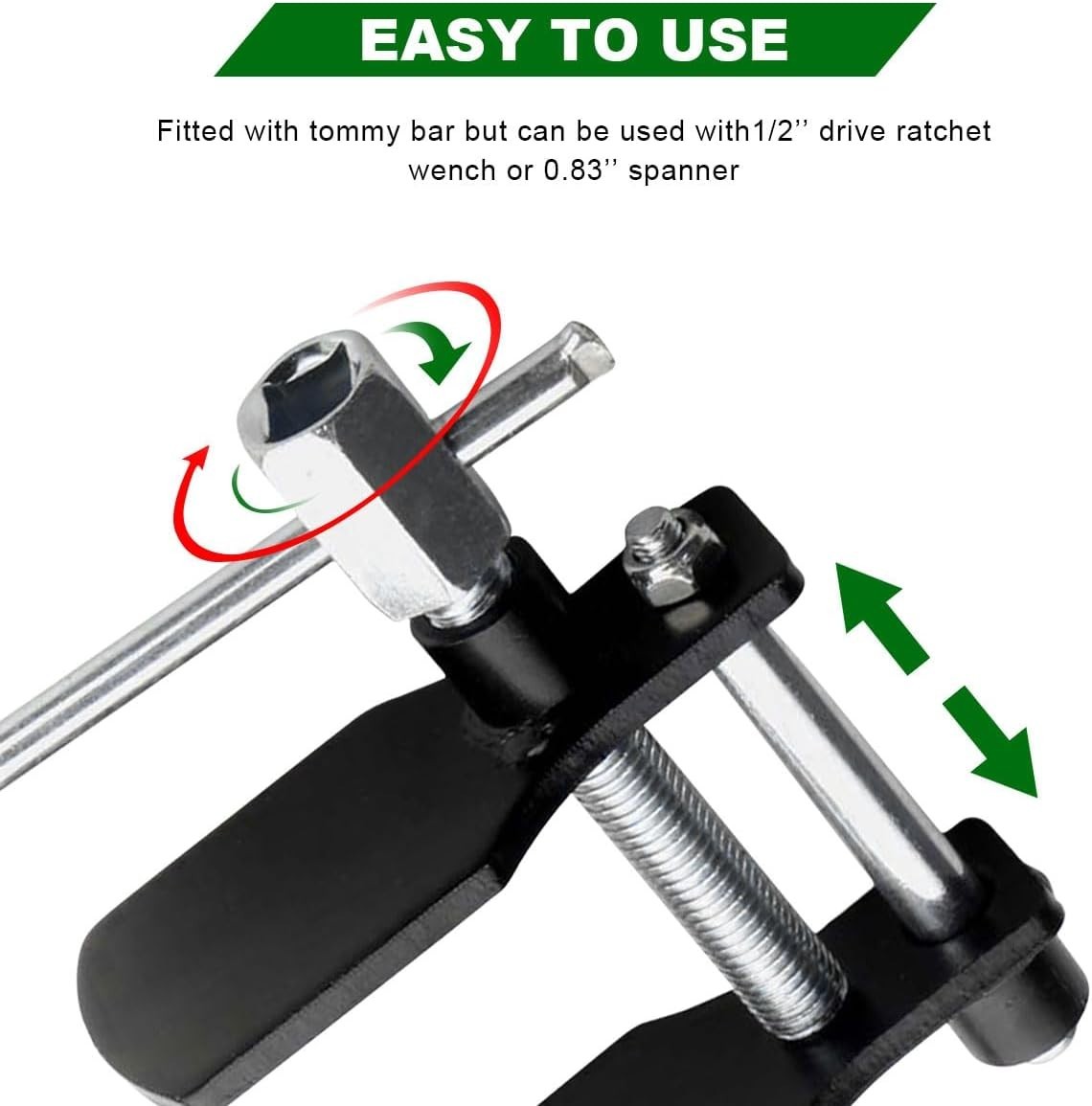 Disc Brake Pad Installation Spreader, Heavy Caliper Piston Spreader Tool, Uni...