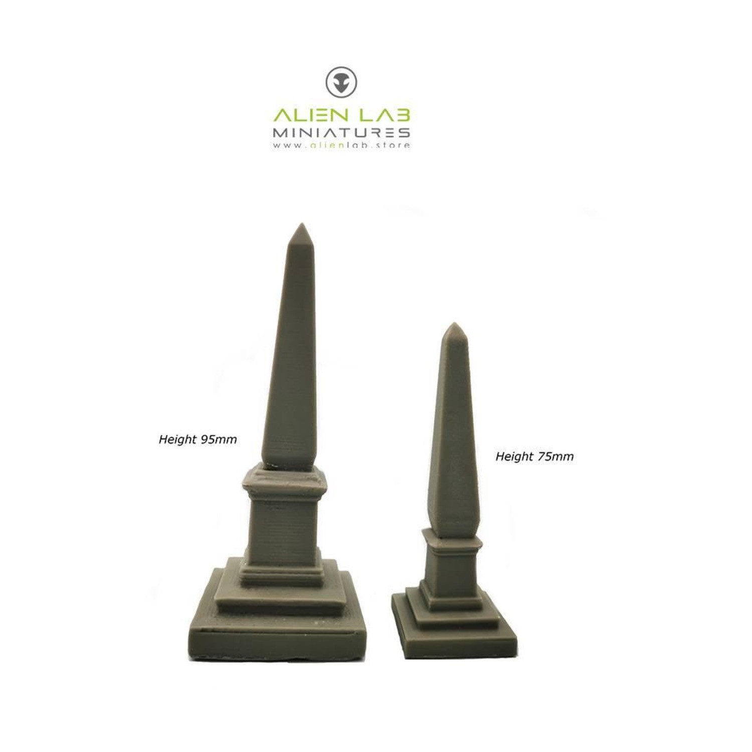Alien Lab Terrain 28mm Obelisk #2 Pack New