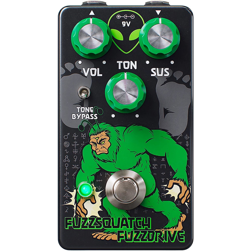 Interstellar Audio Machines Fuzzsquatch Fuzzdrive OpAmp Fuzz Pedal  BG