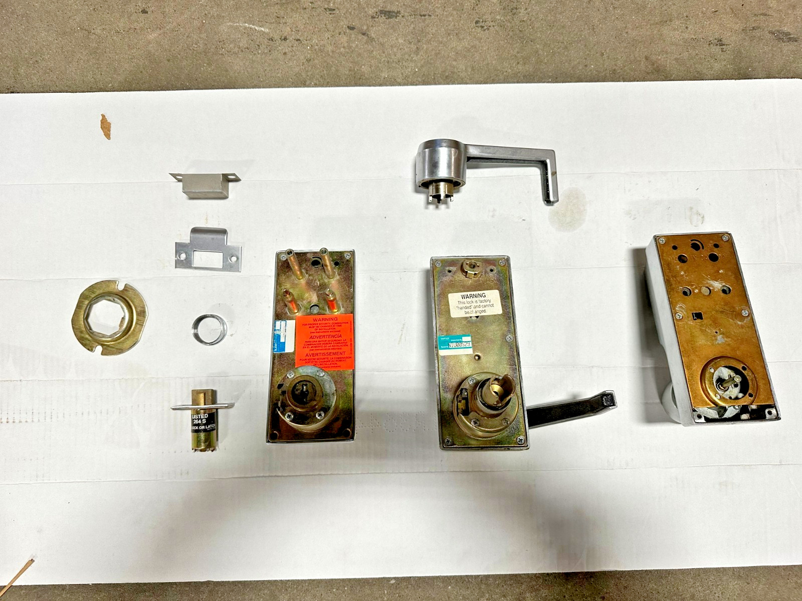 LOT OF 3 KABA SIMPLEX BROKEN LOCKS FOR PARTS