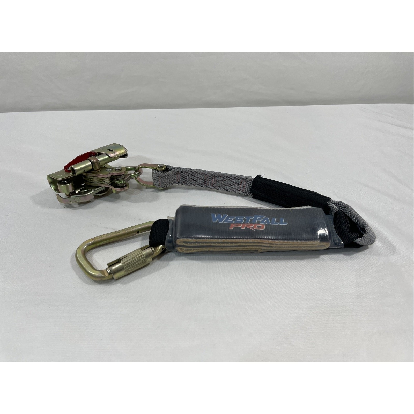 WestFall Pro Trailing Rope Grab w Lanyard & Carabiner Used Condition CV166