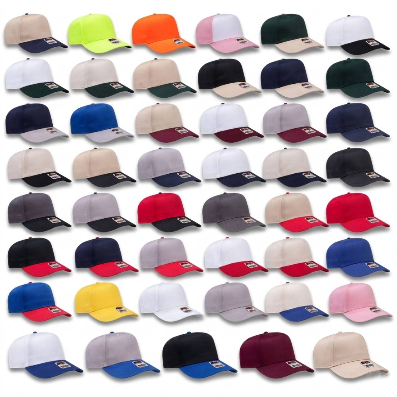 OTTO CAP® 31-069 - 5 Panel Mid Profile Baseball Cap