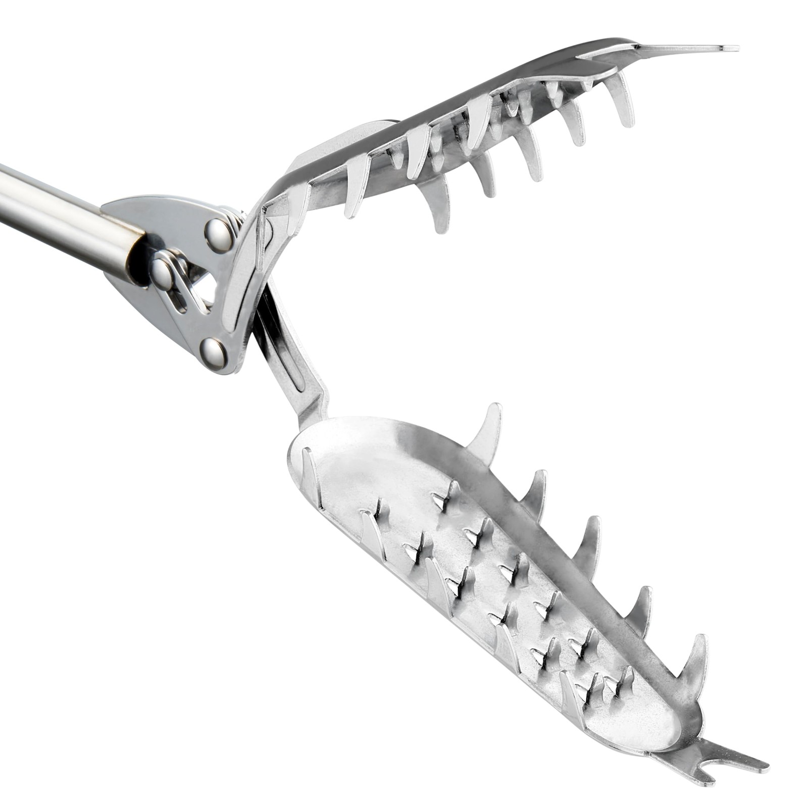 Premium Stainless Steel Grabber Reacher Pickup Tool Heavy Duty Trash Picker L...