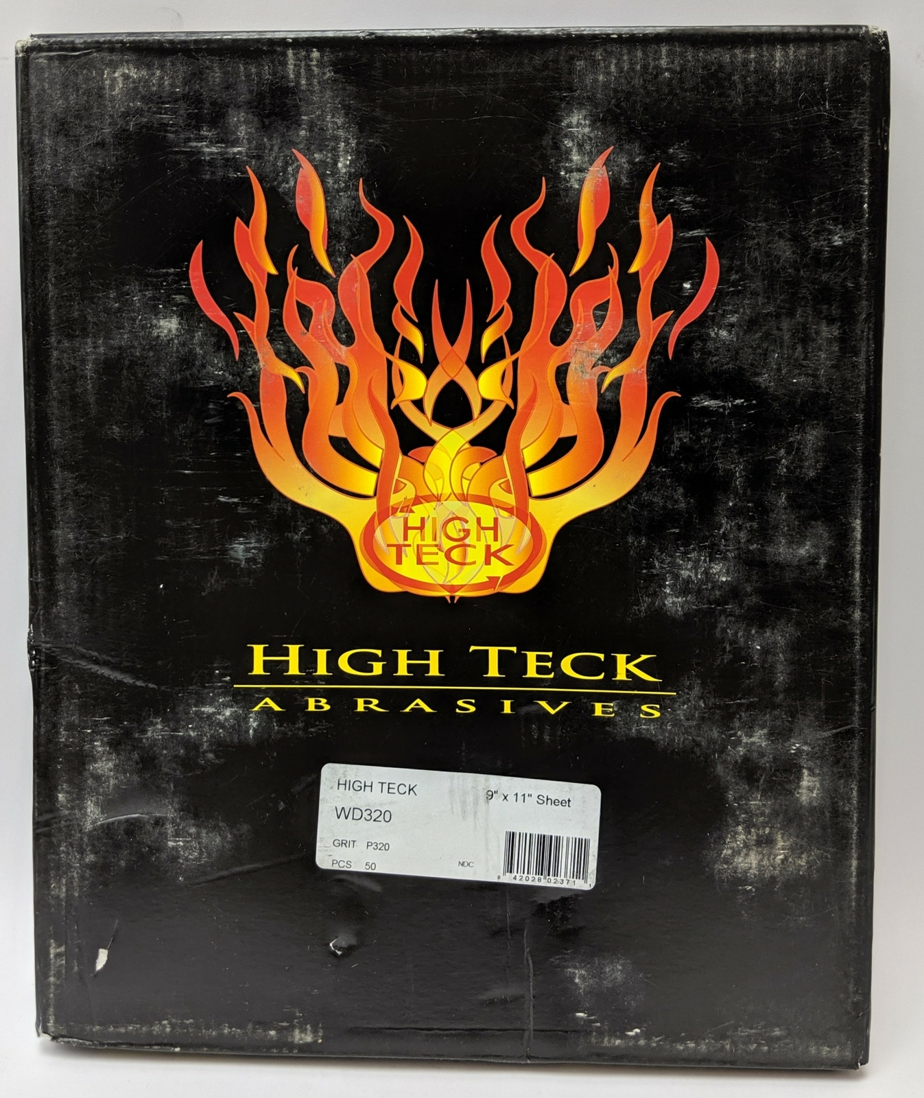 High Teck Sheets Grit Abrasives Waterproof 9 x 11 inch P320 WD320 50-Pack
