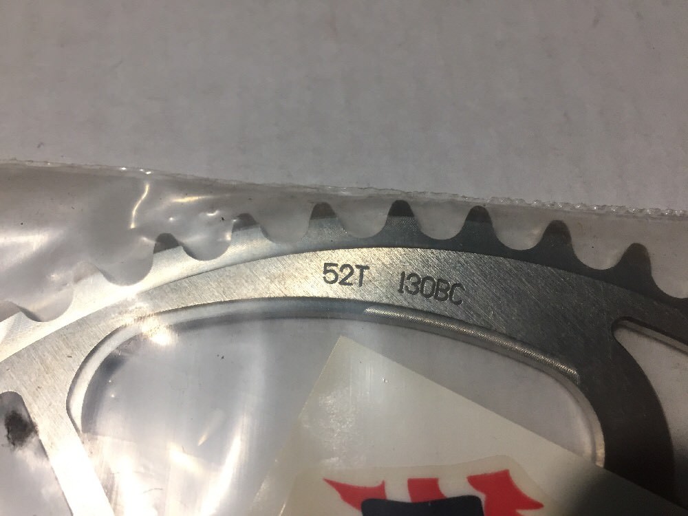Real Chainring 52 T 130 BC NOS
